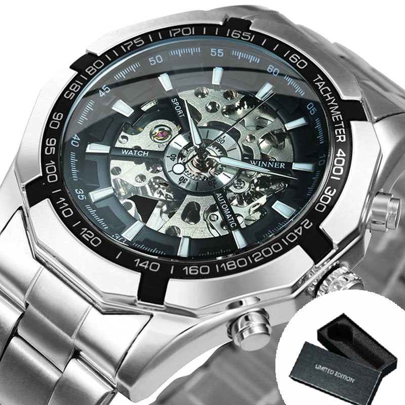 WINNER Classic Skeleton Watch for Men