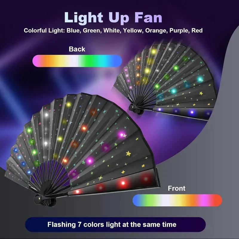 Rechargeable Glowing Hand Fan