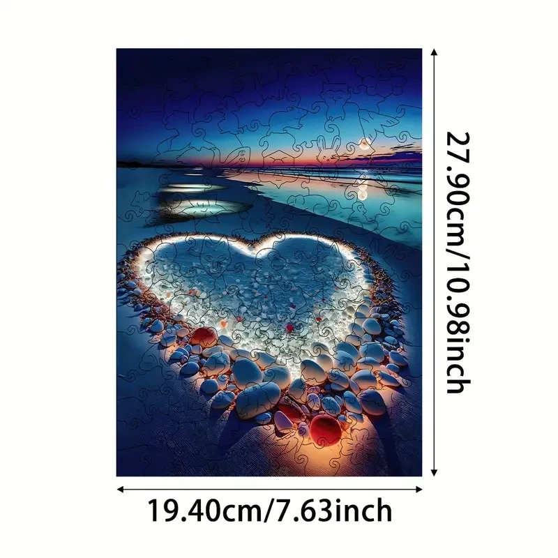 Irregular Animal-Shaped Wooden Puzzle for Adults  Brain Teaser Gift