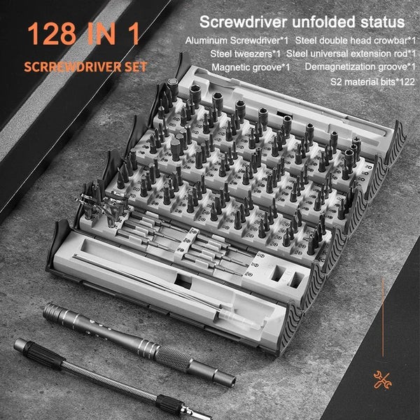 Fix-Ify Multi Functional Screwdriver Set 128 in 1