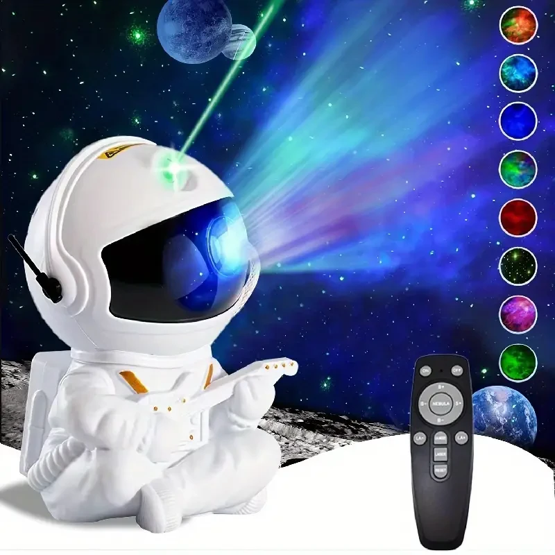 Remote Control Timing LED Nebula Night Light with Star Projector