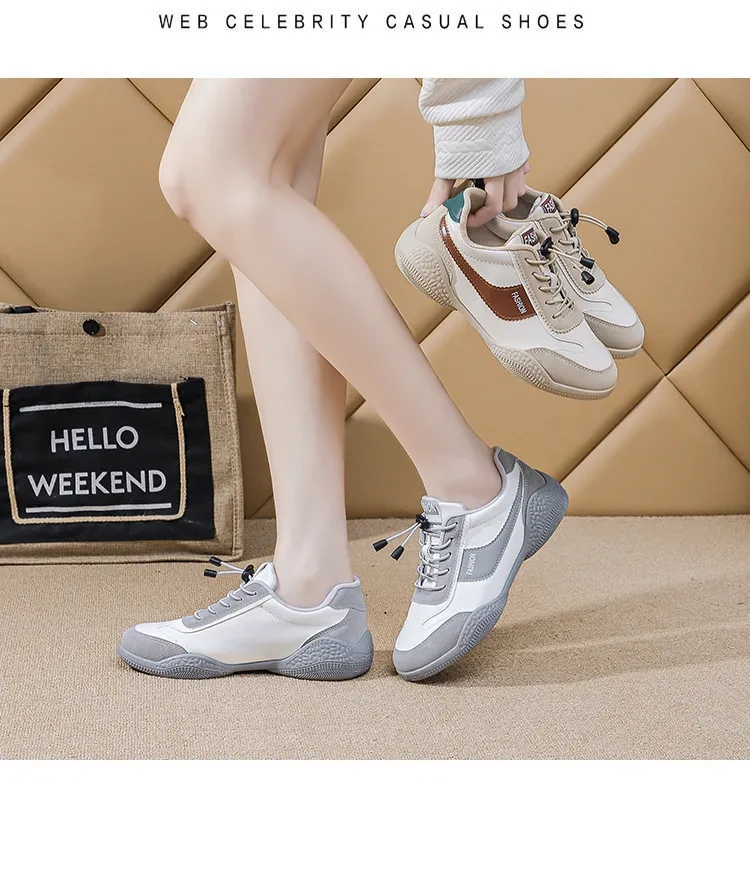 White Shoes Women's Breathable Lightweight Casual Sports Running Shoes