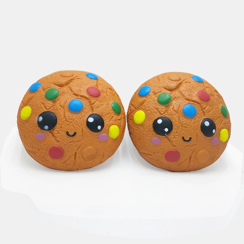 Simulated Chocolate Cookies Slowly Rebound