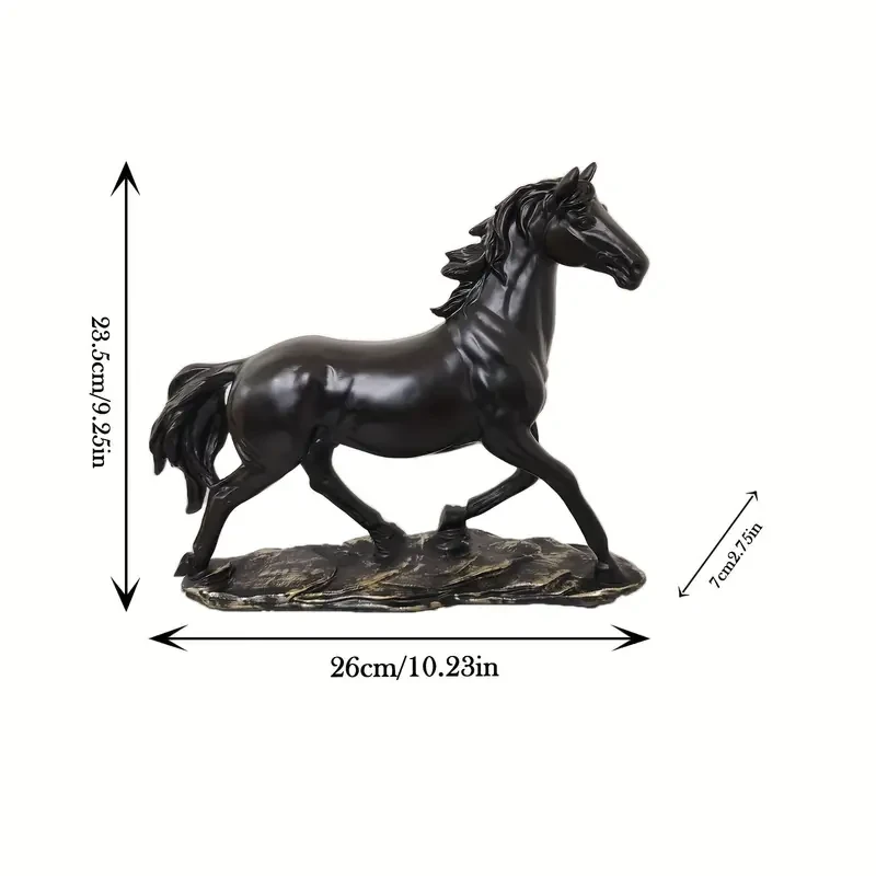 1pc Exquisite Vintage Horse Figurine Statue