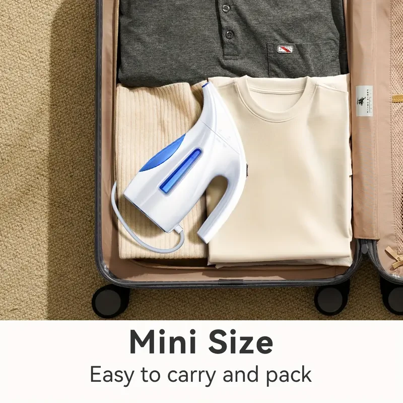 HiLIFE Steamer for Clothes - Portable Handheld Design, 240ml Capacity, 700W