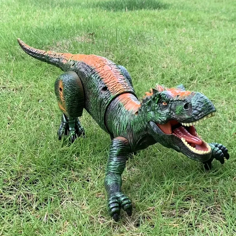 Remote Control Tyrannosaurus Rex Dinosaur Toy  Glowing Spray
