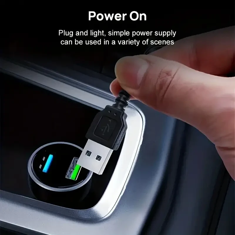 Car Interior LED Neon Strip  5M Flexible Ambient Light