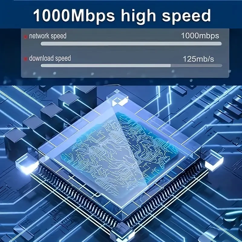 Ethernet Switch 1 to 4 High Speed 1000Mbps