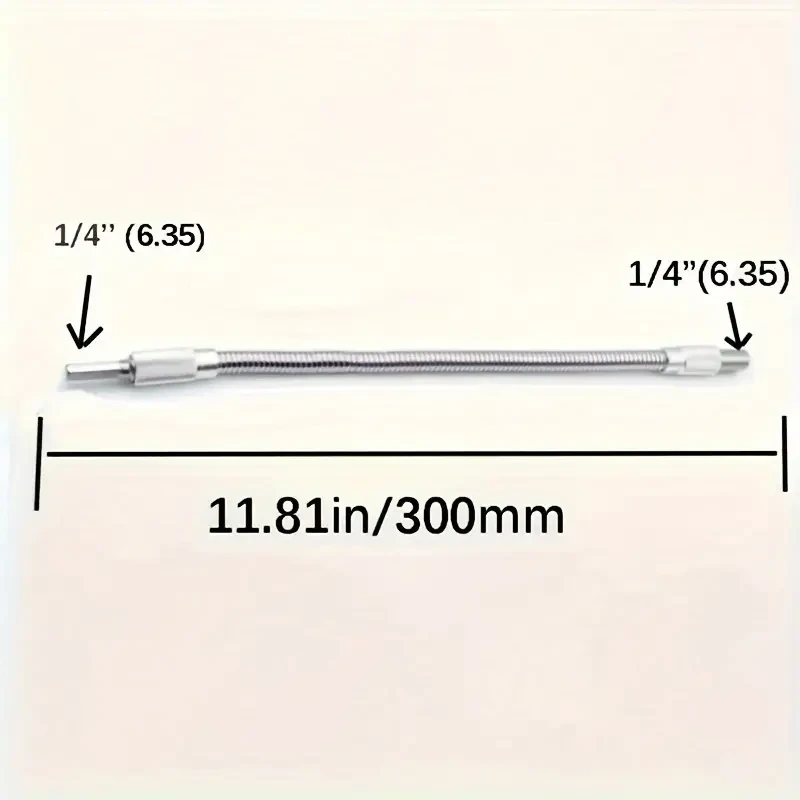 Flexible Electric Drill Shaft 300mm Drill Bit Shaft Extention For Electric Screwdriver Bit Adapter