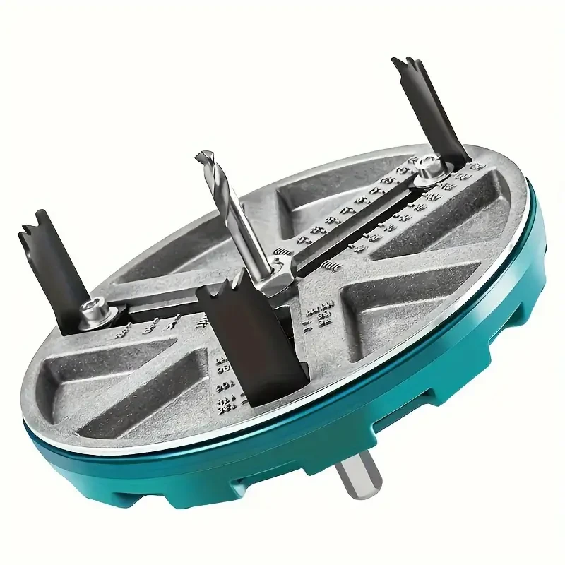 Adjustable Hole Saw Cutter - Tap Extractors for Wood, Plastic, Drywall, Thin Metal