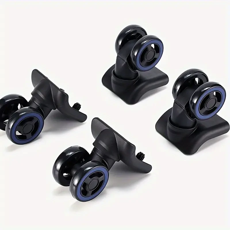 4pcs Luggage Wheel Replacement 360 Degree Silent For Travel Case Trolley Universal