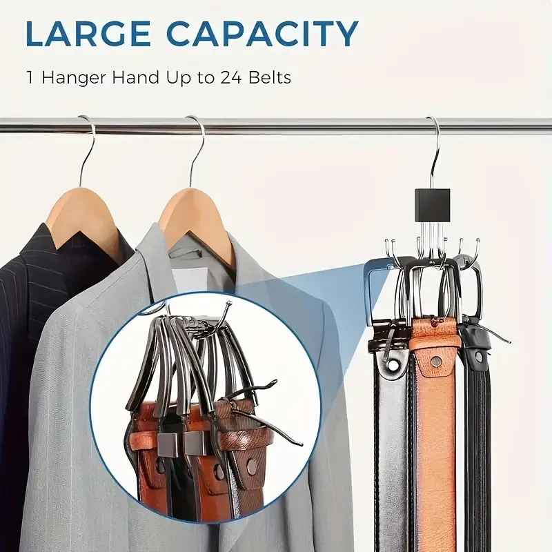 Versatile Large-Capacity Belt Hanger -
