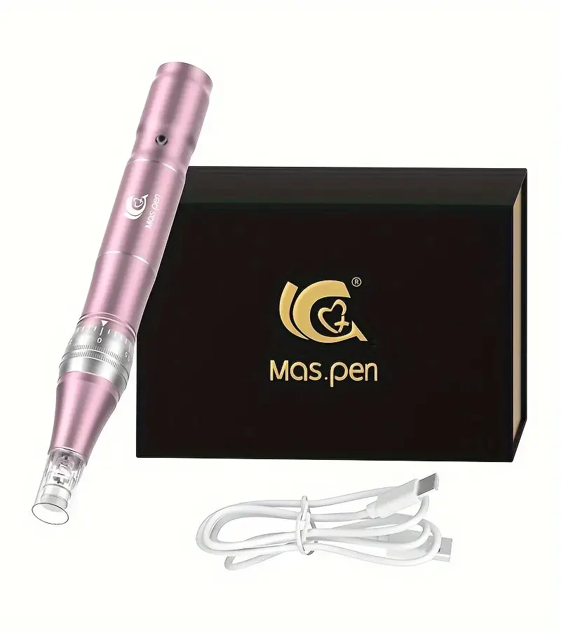 Wireless Charging Model Electric Micro Needle Pen Derma pen L1 with 10 R-Nano Massage Heads