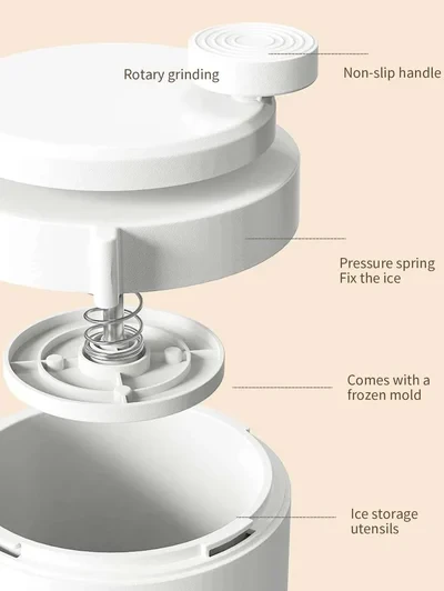 2024 new hand-operated ice crusher