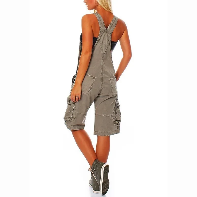 U-collar Strap Type Suspender Pants Women's Casual Fashion