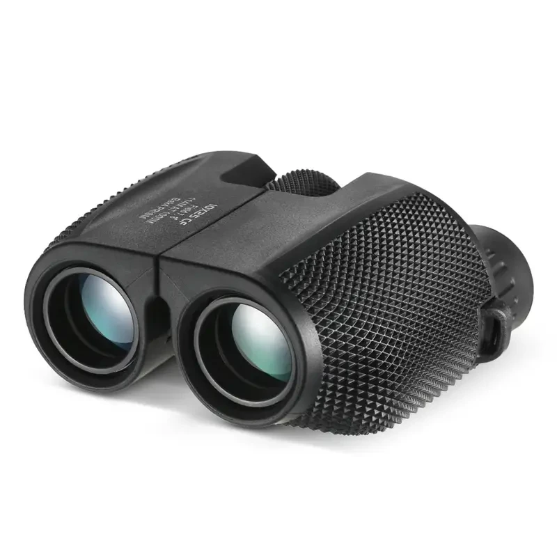 Professional Binoculars, 10x25 BAK4 Prism, High Powered Binocular, Portable Hunting Telescope