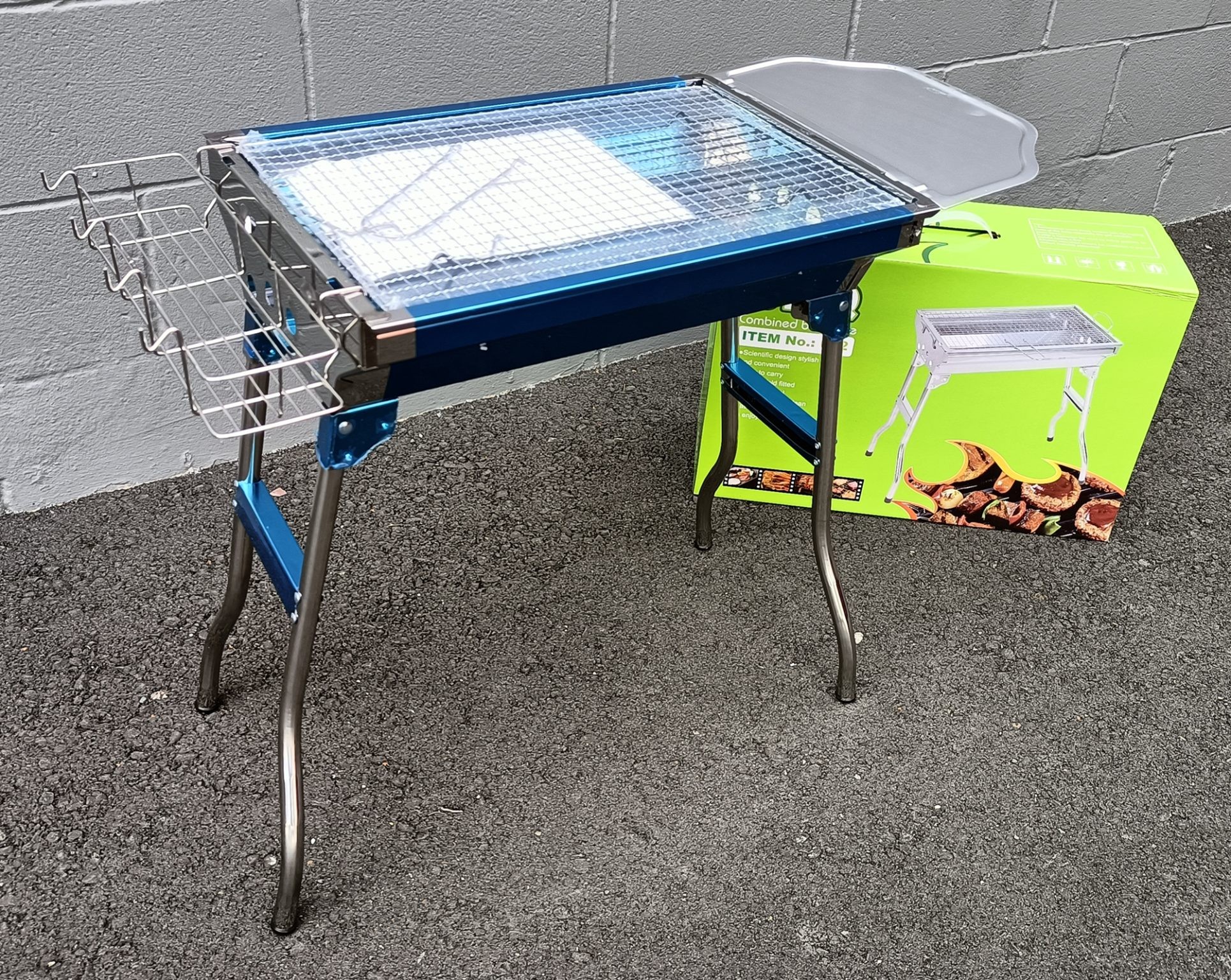 BBQ Stove Foldable Stainless Steel Charcoal BBQ Stove Grill