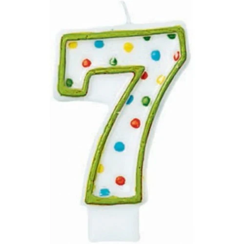 Polka Dots Flat Candle - #7