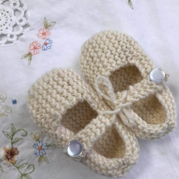 Baby Hand Knitted booties  | Handmade