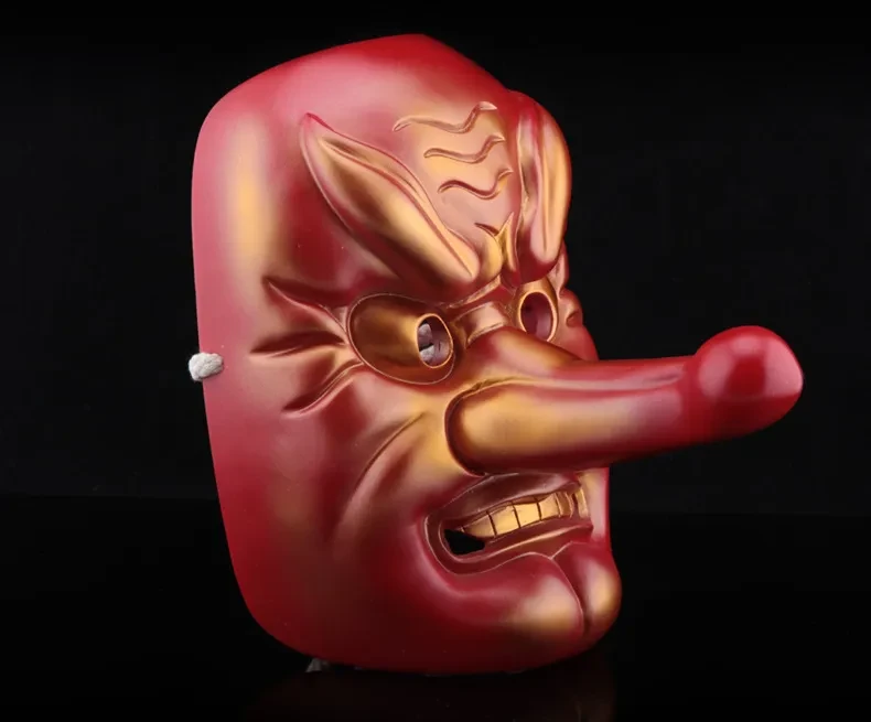 Film Theme Resin Drama Prajna Mask Japanese Samurai Sky Dog Mask