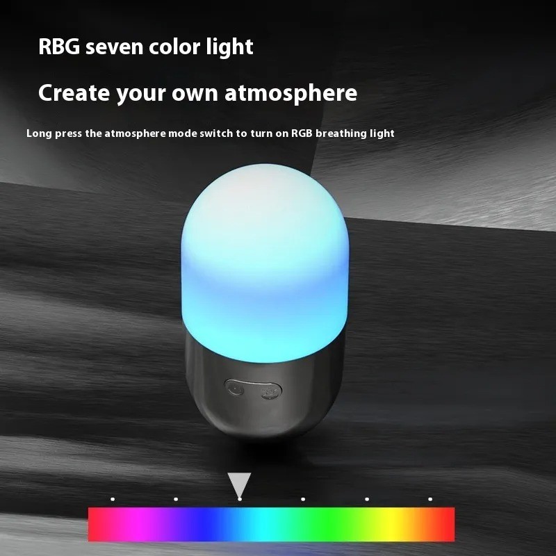 Portable RGB LED Camping Light - Type-C Charging