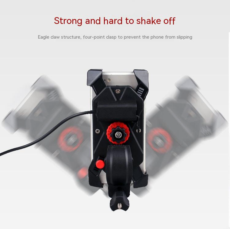 Motorcycle Cellphone USB Charger Bracket