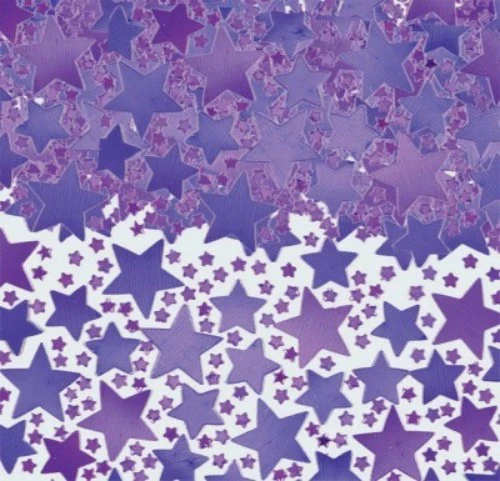 Star Confetti  -Purple