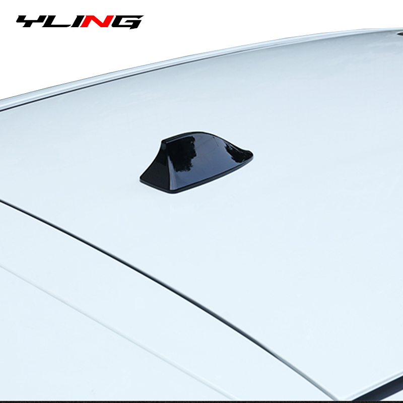 Car Shark Fin Antenna Cover Base  Stylish Radio Signal Aerial Replacement for Car Roof
