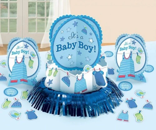 Table Decorations Kit - Shower With Love Boy