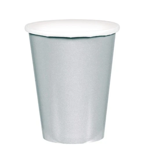 Paper Cups 20 Pack - Silver (20 units)