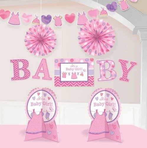 Room Decorations Kit - Shower With Love Girl