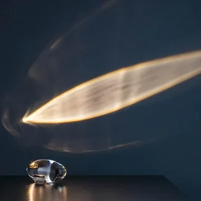 Bedside Atmosphere Projection Table Lamp Sky Angel Eye Crystal