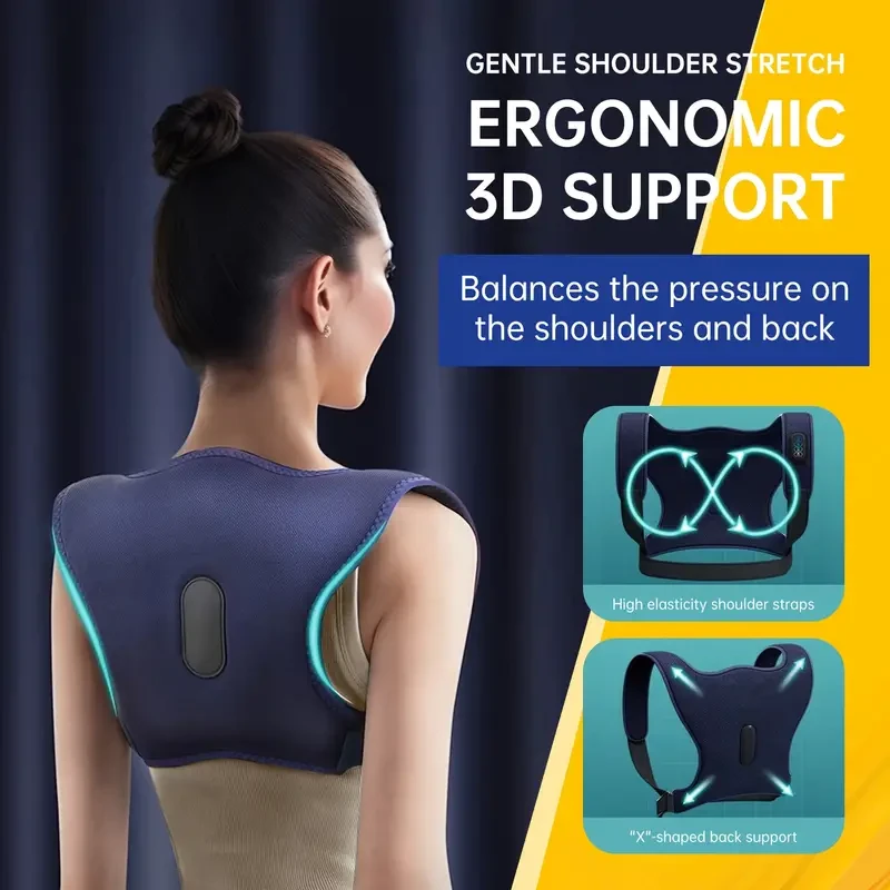 Multi-Functional Heating Back and Shoulder Massager - Posture Corrector