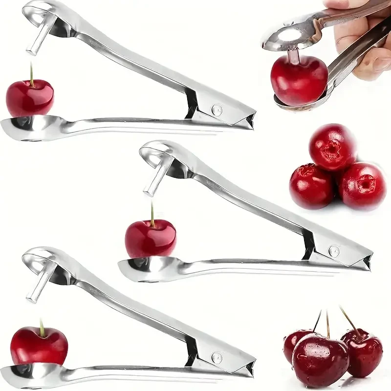 Reusable Hand Pressed Cherry Corer - Multifunctional Fruit Corer, RV Outdoor Camping Tool