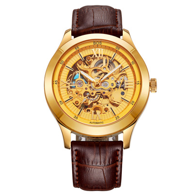 Angela is Brand Men's Automatic Mechanical Watch BOS Hollowed Out One Generation's Explosion of Customized Watches