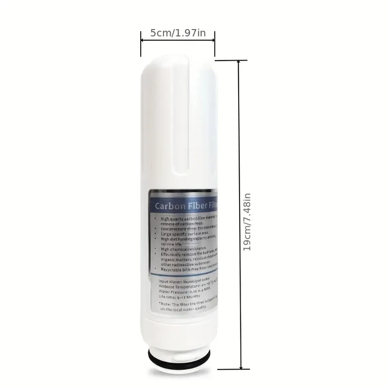 Active Carbon Filter Replacement - Enhance Water Purification, Remove Impurities, Odor, and Chlorine - Compatible with 729 Alkaline Water Ionizer Purifier Machine Only