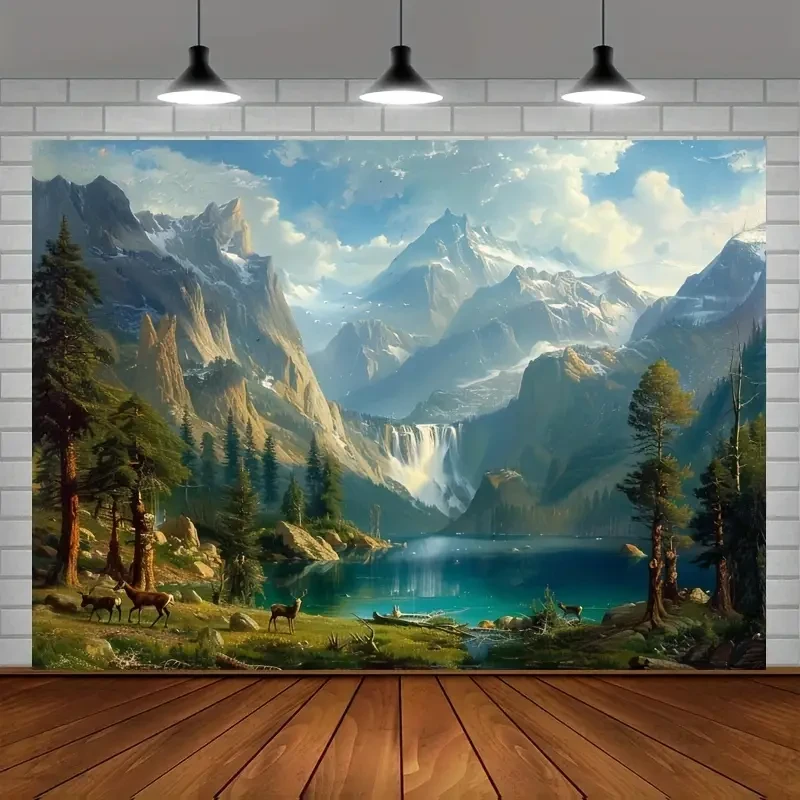 Sierra Nevada In California By Photography Background Banner Decor, Photography