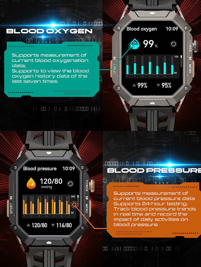 OUKITEL BT80 Sports Watch