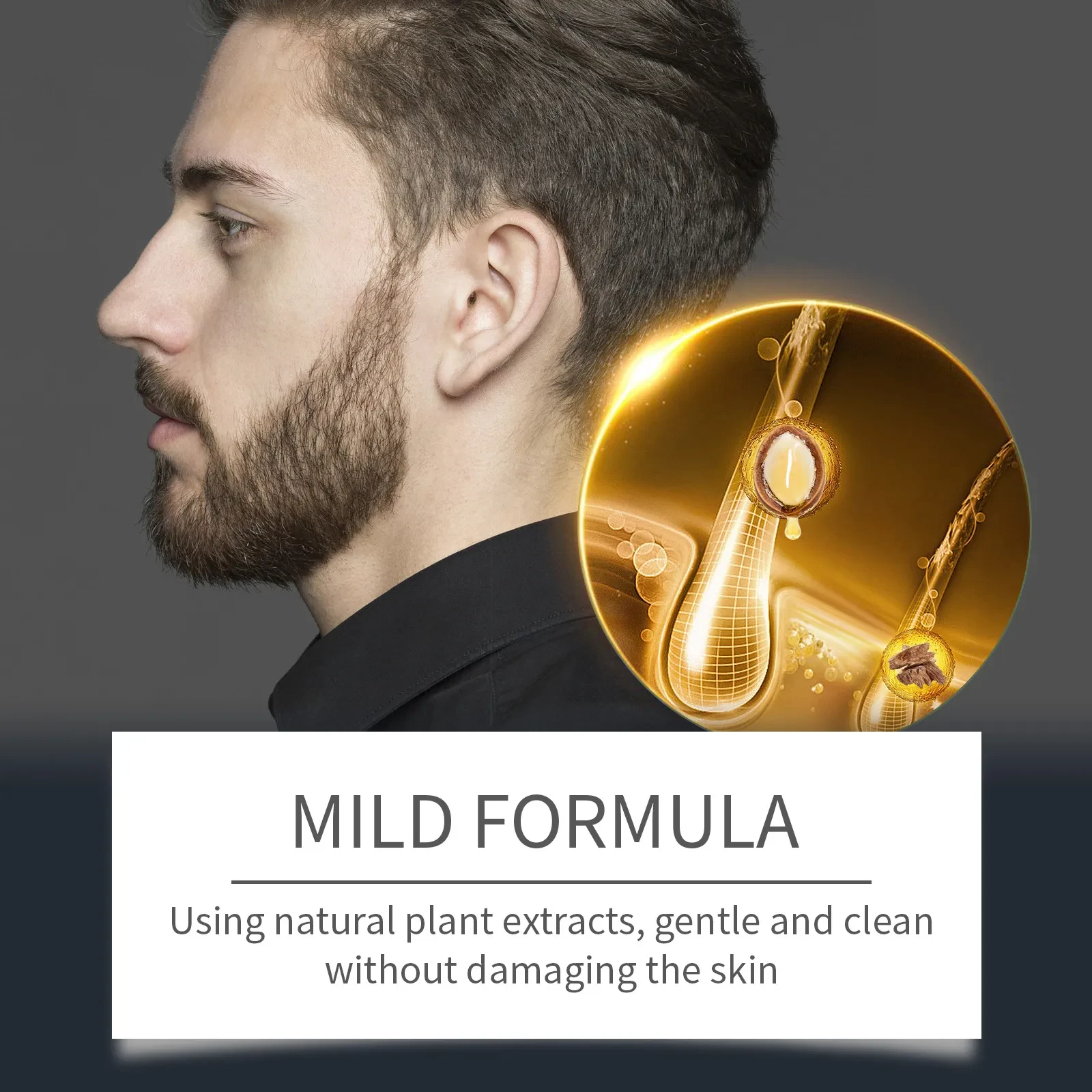 Beard Cleaning Mousse Moisturizing Care