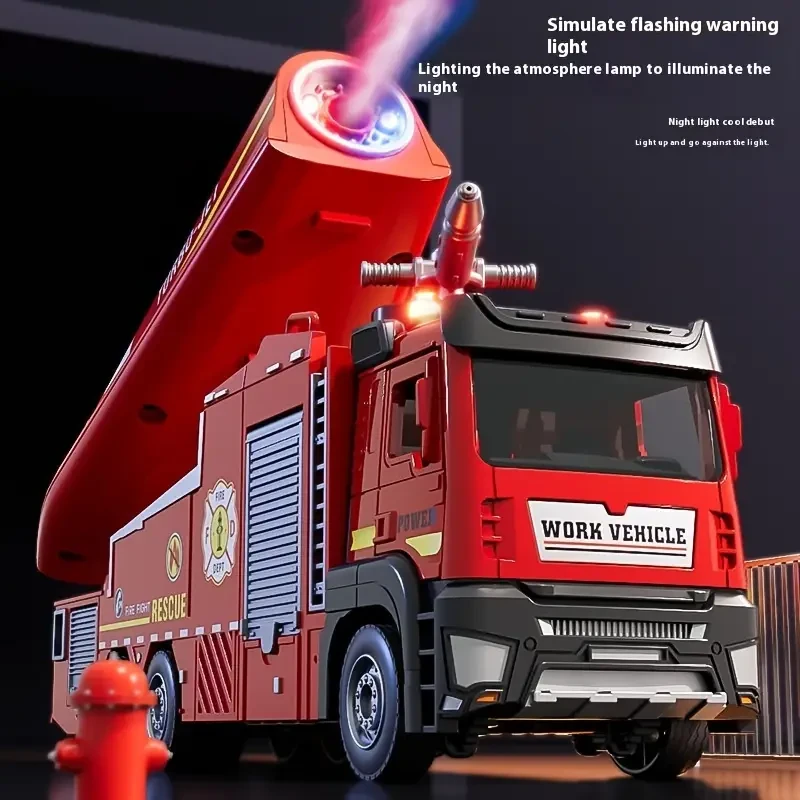 Alloy Car Head Fire Truck Toy