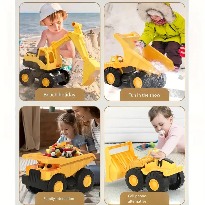 Extra-Large Outdoor Construction Vehicle Toy