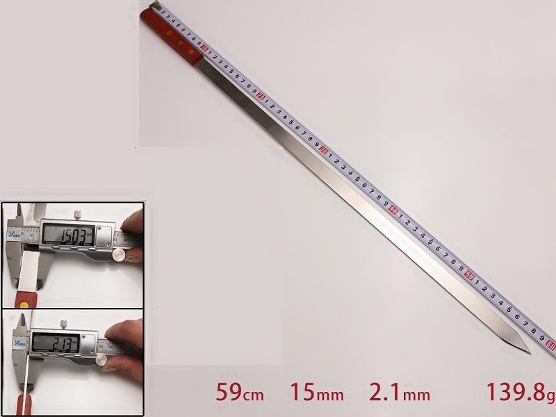 5 x 60CM BBQ Skewer Kabob Kabab Plain Medium Classic Flat wooden handle