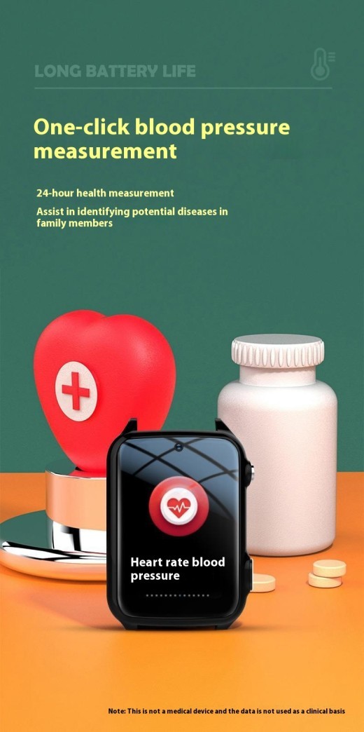 Elderly 4G All Netcom Smart Positioning Anti-Lost Watch