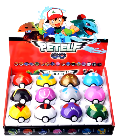 12 Pcs/Set Pokemon Pikachu Action Figure Pokemon Game Pokeball Model Anime Figure Dolls Charizard Children Christmas Gift Toys