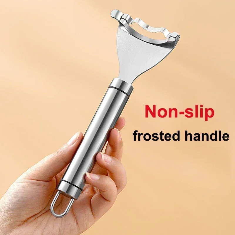 Stainless Steel Serrated Corn Peeler Efficient Corn Shaver, Thresher & Multi-Functional Kitchen Gadget