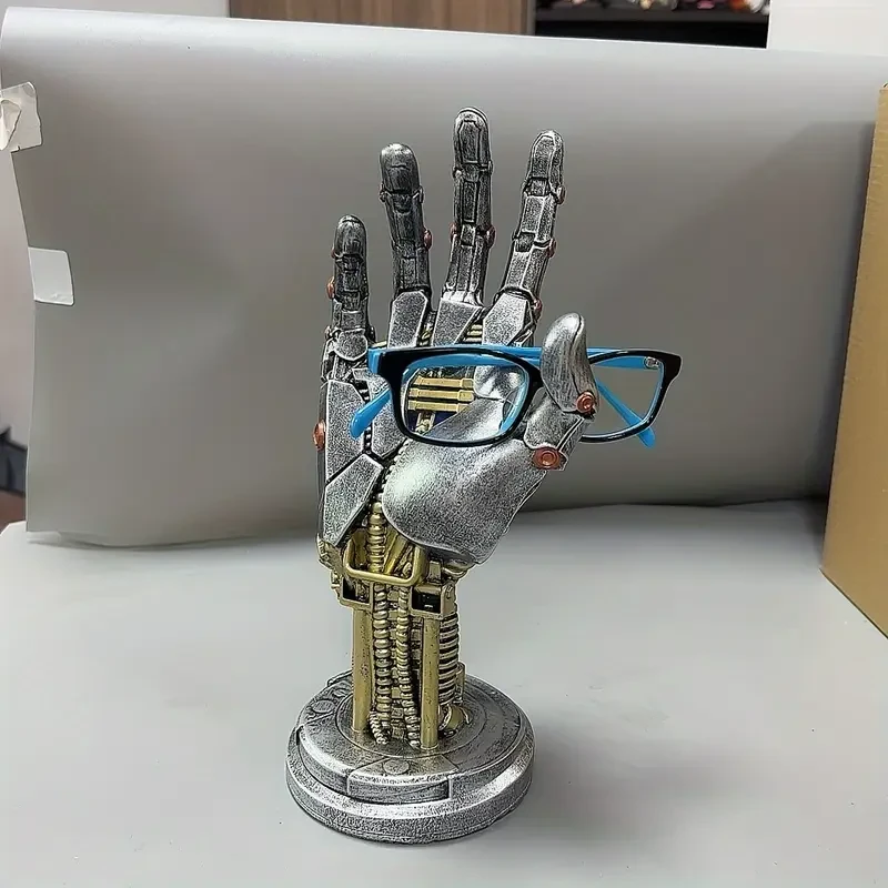 Unique Mechanical Hand Wall Art - Resin Crafted Desktop & Yard Decor