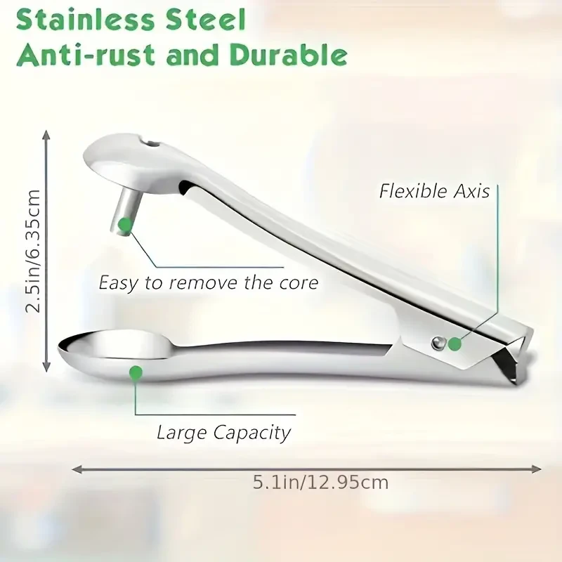 Reusable Hand Pressed Cherry Corer - Multifunctional Fruit Corer, RV Outdoor Camping Tool