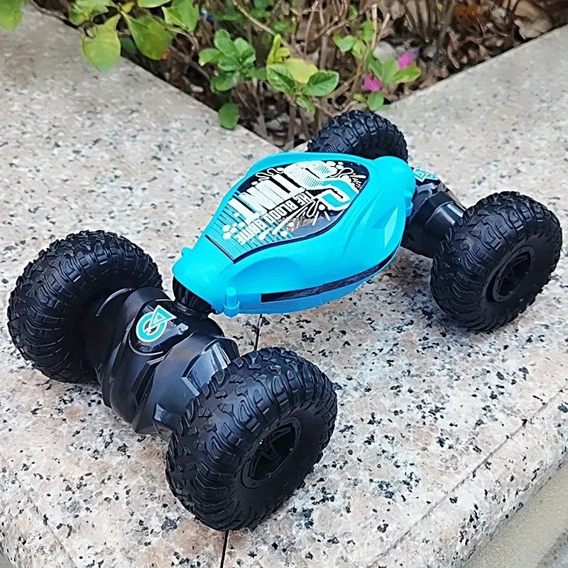 LED-Lit Gesture-Controlled Stunt RC Car Transforming, Climbing, & Rechargeable