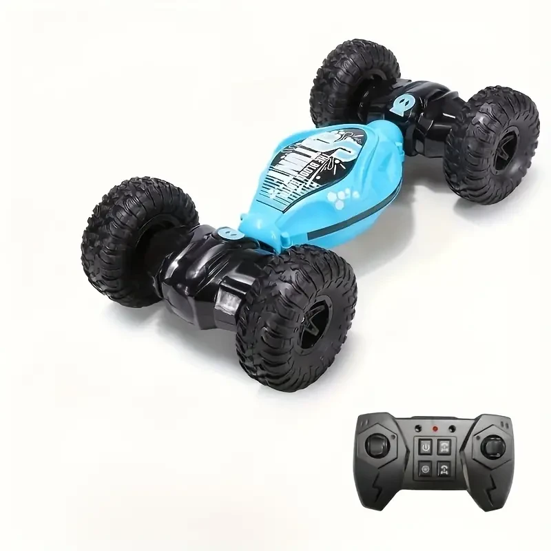 LED-Lit Gesture-Controlled Stunt RC Car Transforming, Climbing, & Rechargeable