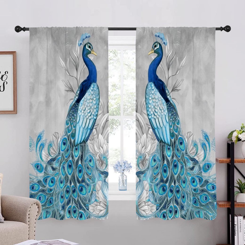 3D Digital Printing Curtain Finished Product